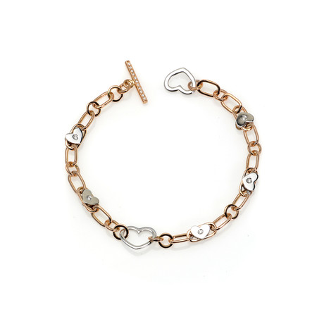 Crivelli 18k Two-Tone Gold Diamond Bracelet V