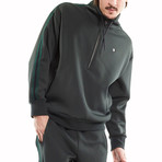 1/2 Zip Pullover // Green (L)