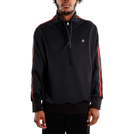 1/2 Zip Pullover // Black (S)