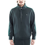 1/2 Zip Pullover // Green (L)