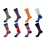 Unsimply Stitched // Crew Sock Combo Set // Canyon // 8 Pack