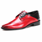 Primoz Dress Shoes // Black + Red (US: 9.5)