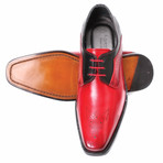 Primoz Dress Shoes // Black + Red (US: 8.5)