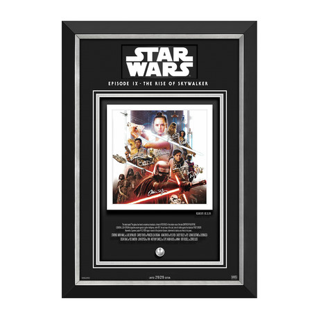 The Rise Of Skywalker // Limited Edition 219/219 // Etched Facsimile Signature