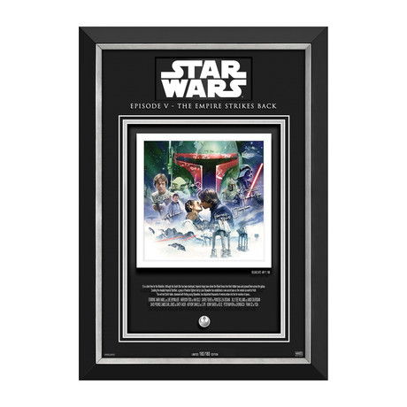 The Empire Strikes Back // Limited Edition Display // Etched Facsimile Signatures // #180 of 180