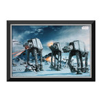 Battle Of Hoth // Star Wars Ep V The Empire Strikes Back // Framed Canvas