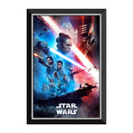 Star Wars Ep IX The Rise Of Skywalker // Official Movie Poster // Framed Canvas