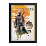 The Mandalorian // Mando & Baby Yoda Framed Canvas