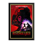 Star Wars Ep VI Revenge Of The Jedi // Vintage Movie Poster // Framed Canvas