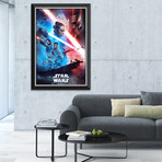 Star Wars Ep IX The Rise Of Skywalker // Official Movie Poster // Framed Canvas