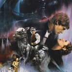 Star Wars Ep V The Empire Strikes Back // Movie Poster // Framed Canvas