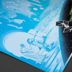 Star Wars Original Trilogy // Alternative Movie Poster Set (24"W x 9"H)