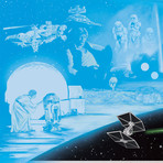 Star Wars Alternative Movie Poster // A New Hope (9"H x 24"W)