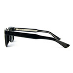 Unisex Square Sunglasses // Black + Gray