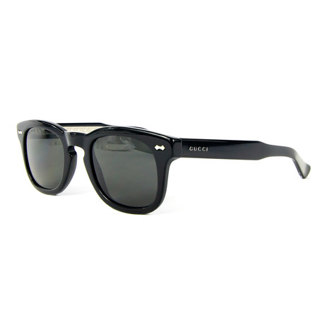 Unisex Square Sunglasses // Black + Gray