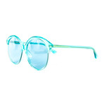 Women's Round Sunglasses // Light Blue