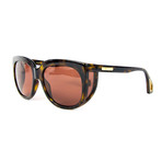 Women's Rectangular Sunglasses // Brown