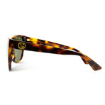 Women's Square Sunglasses II // Havana + Brown