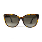 Women's Cat Eye Sunglasses // Havana + Brown