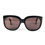 Women's Cat Eye Sunglasses // Brown + Black