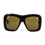Women's Rectangular Sunglasses // Black