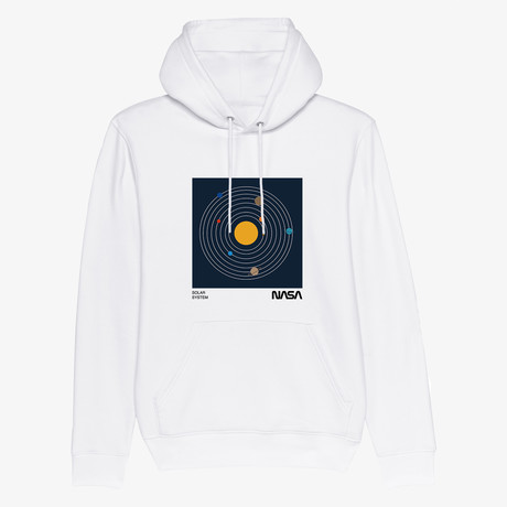 Solar System Sweatshirt // White (Small)