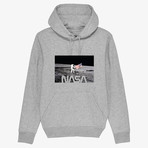 Moon Photograph Sweatshirt // Gray (Small)