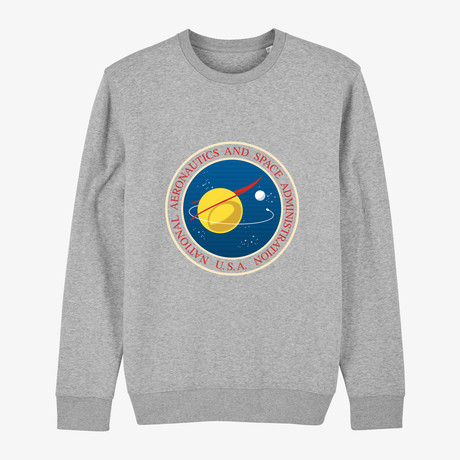 National Aeronautics + Space Administration Sweatshirt // Gray (Small)