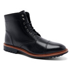 Ranveer Cap-Toe Lace-up Boot // Black (US: 8)