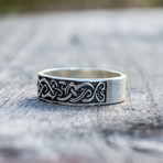 Celtic Ornament Ring // Silver (10)