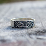 Celtic Ornament Ring // Silver (10)