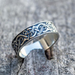 Celtic Ornament Ring // Silver (10)