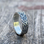 Celtic Ornament Ring // Silver (10)