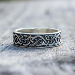 Celtic Ornament Ring // Silver (10)