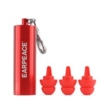 EarPeace S // Safety Ear Plugs // Red Case (Single Pack)