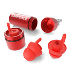 EarPeace S // Safety Ear Plugs // Red Case (Single Pack)