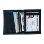 Bi-Fold Full Grain RFID Wallet // Black