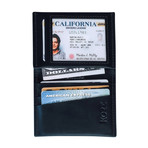 Bi-Fold Full Grain RFID Wallet // Black