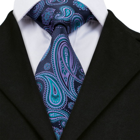 Orlan Silk Tie // Navy