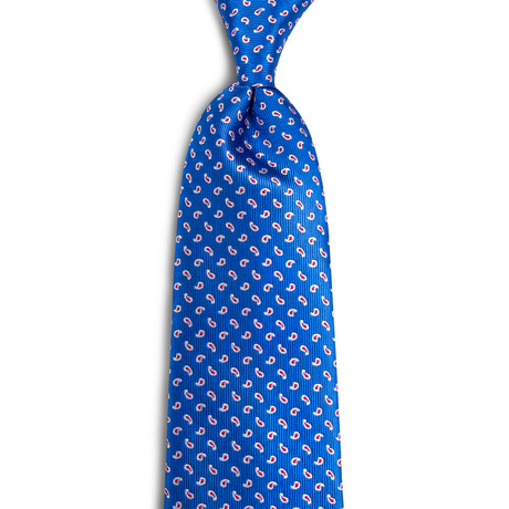 Diaz Silk Tie // Blue