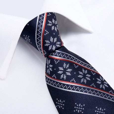 Winter Silk Tie // Navy