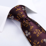 Frisco Handmade Silk Tie // Burgundy