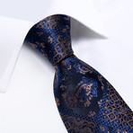 Fletcher Handmade Silk Tie // Navy