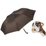 Boxer Folding Umbrella // Brown