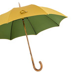 Bicolor Hickory Umbrella // Mustard + Green