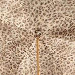 Leopard Print Umbrella // Beige