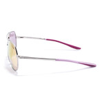 Unisex Sunglasses // Light Bone + Rose + Pink