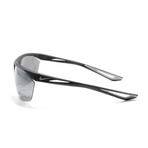 Unisex Tailwind Sunglasses // Black + Wolf Gray + Silver