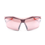 Men's Vaporwing Sunglasses // Matte Red + Speed