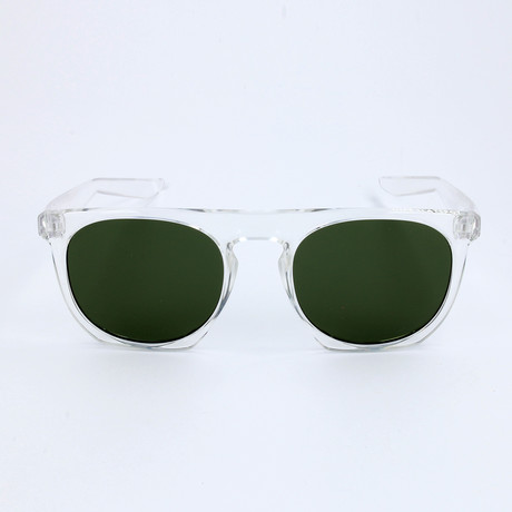 Men's Sunglasses // Clear + Green